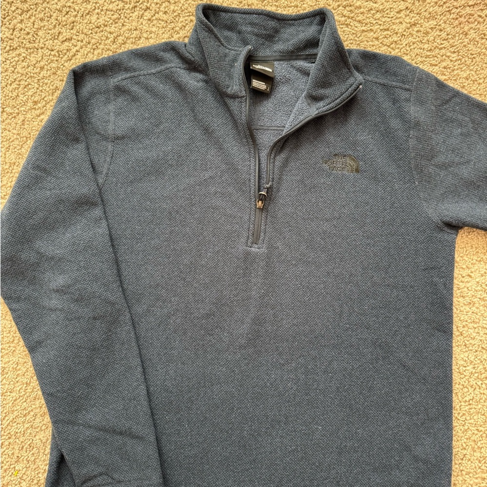 The North Face Navy Blue Quarter-Zip Sweatshirt